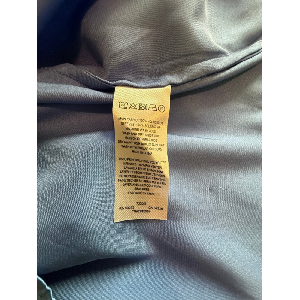 💙 French Connection Blue Satin Ruffle Sleeve Blouse – Size M – NWOT💙 - Picture 4 of 4